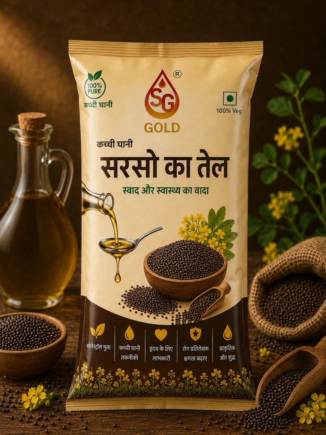MUSTARD OIL ( सरसों का तेल )